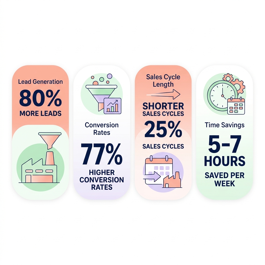 AI sales gains stats