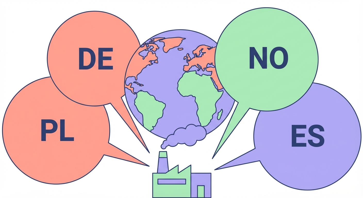 Multilingual outreach map