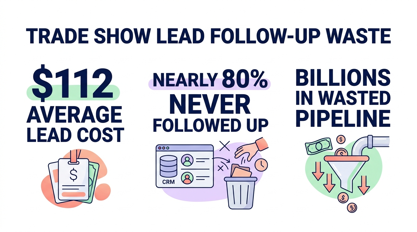 Lead cost waste infographic