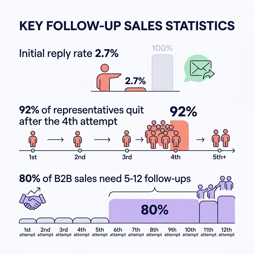 Follow-up conversion stats