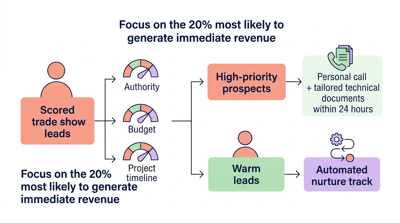 Trade show lead segmentation