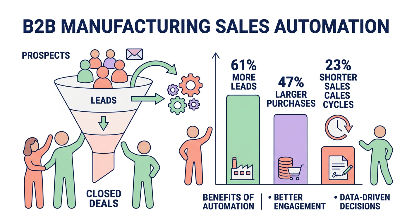 Manufacturing sales automation chart