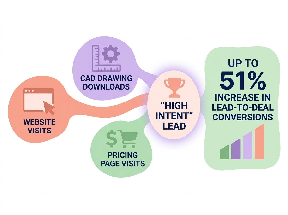 Lead scoring conversion lift