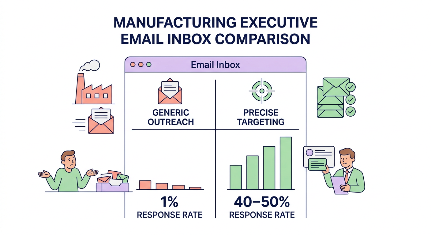 manufacturing email targeting