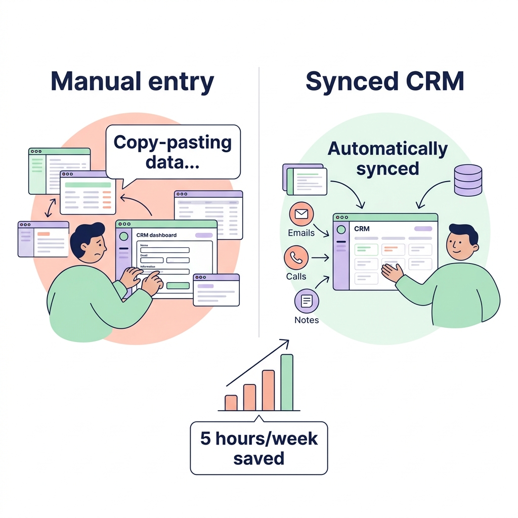Manual vs synced workflow