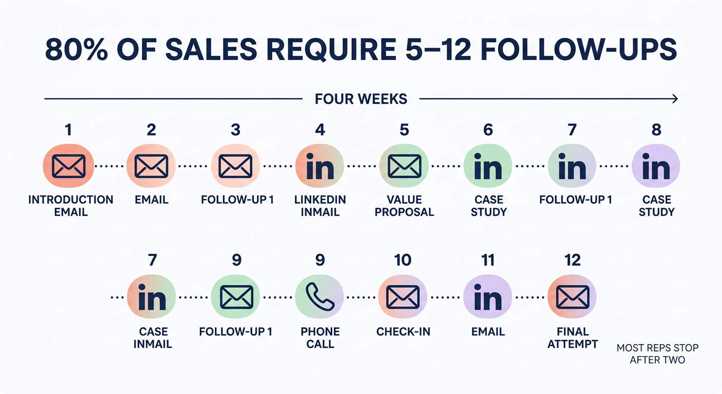 follow-up cadence timeline