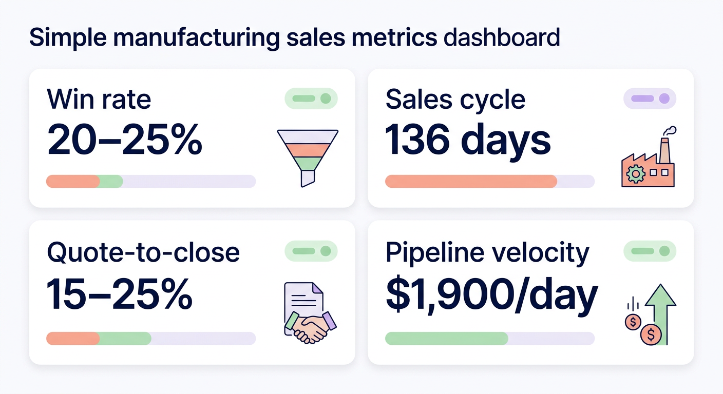 manufacturing sales metrics