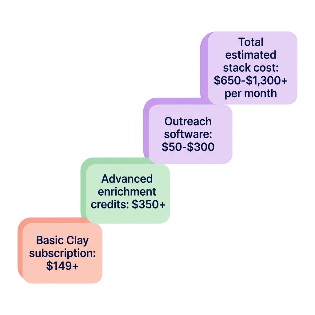 Clay cost breakdown