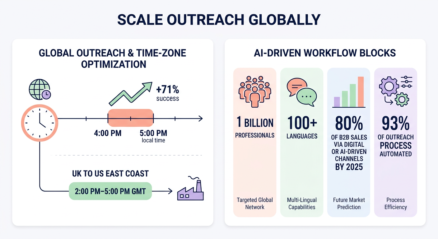 AI outreach workflow stats