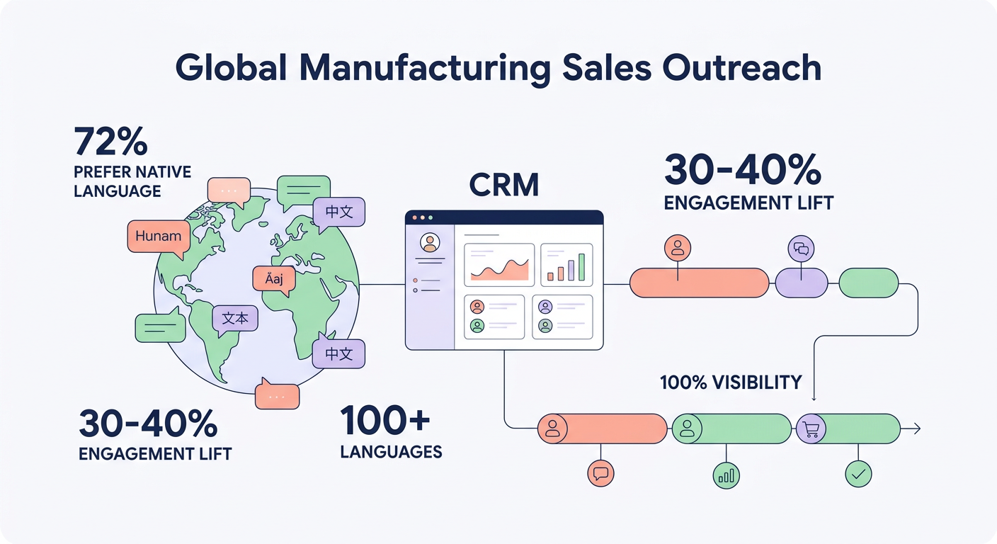 Multilingual CRM outreach