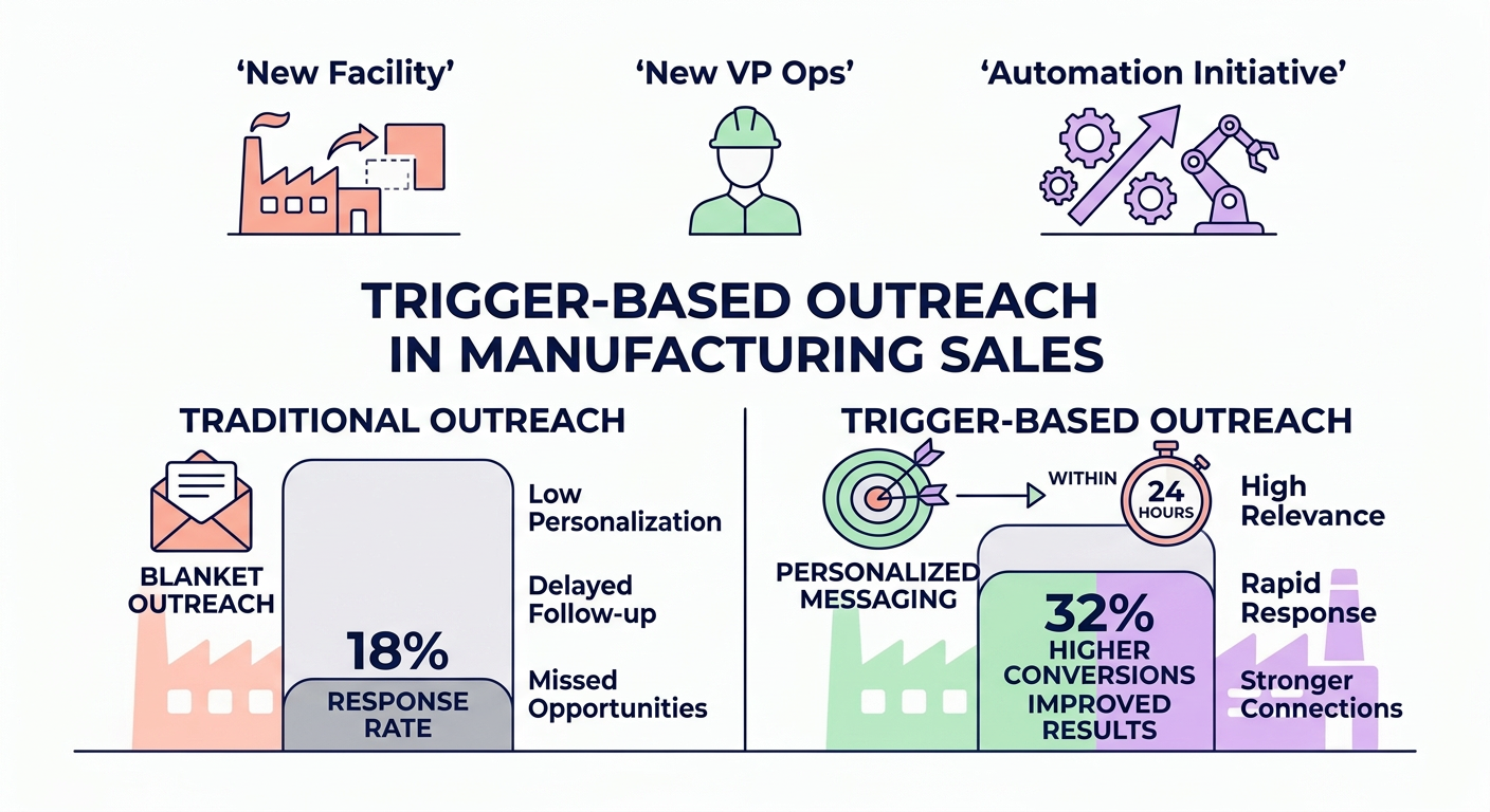 Trigger outreach timing