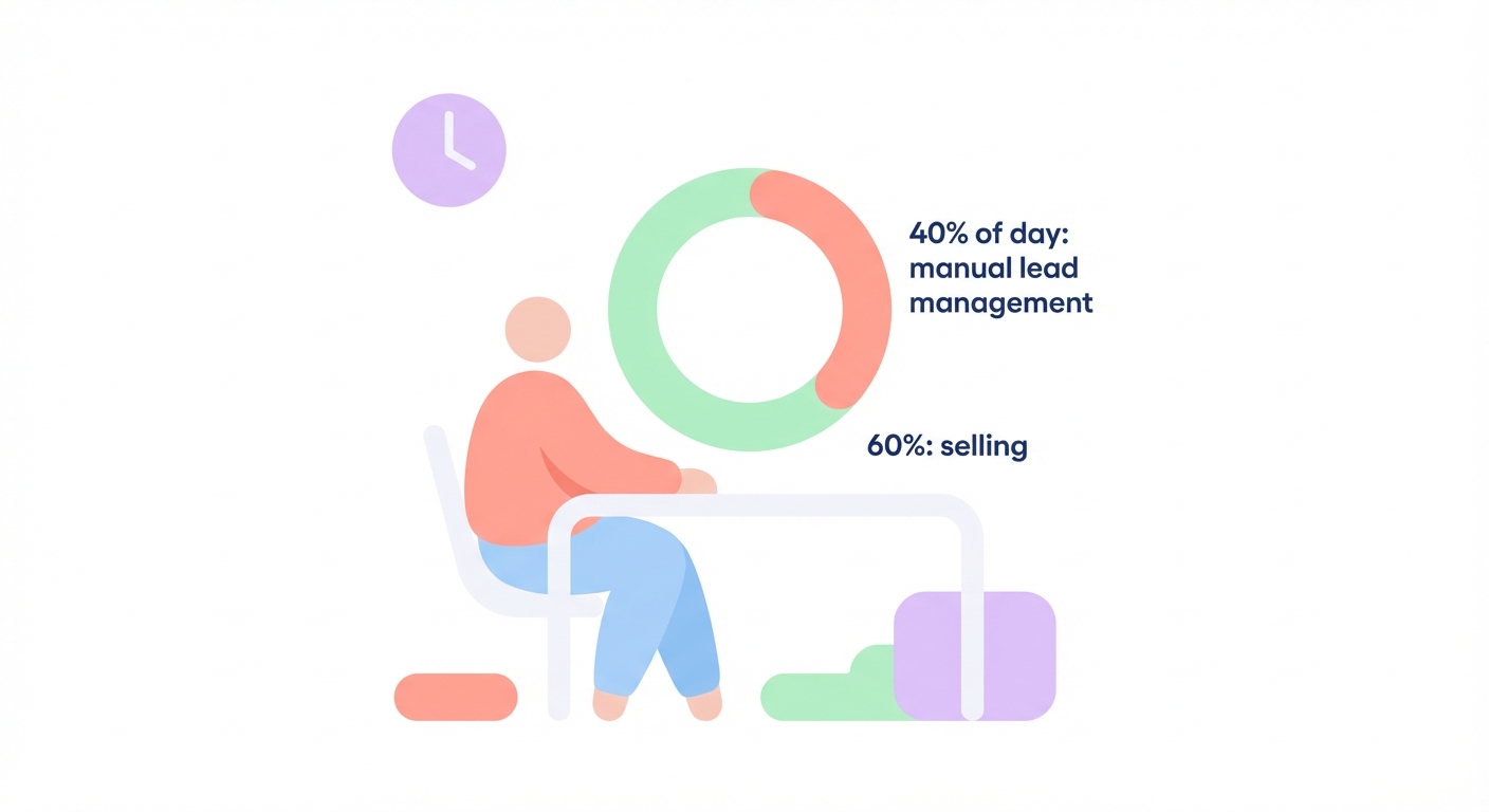 Manual lead management time