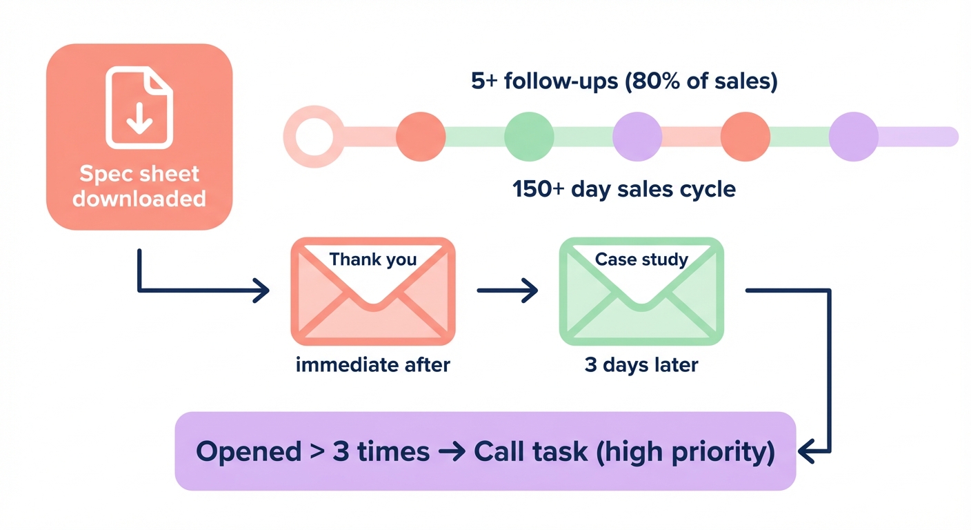 Automated follow-up sequence