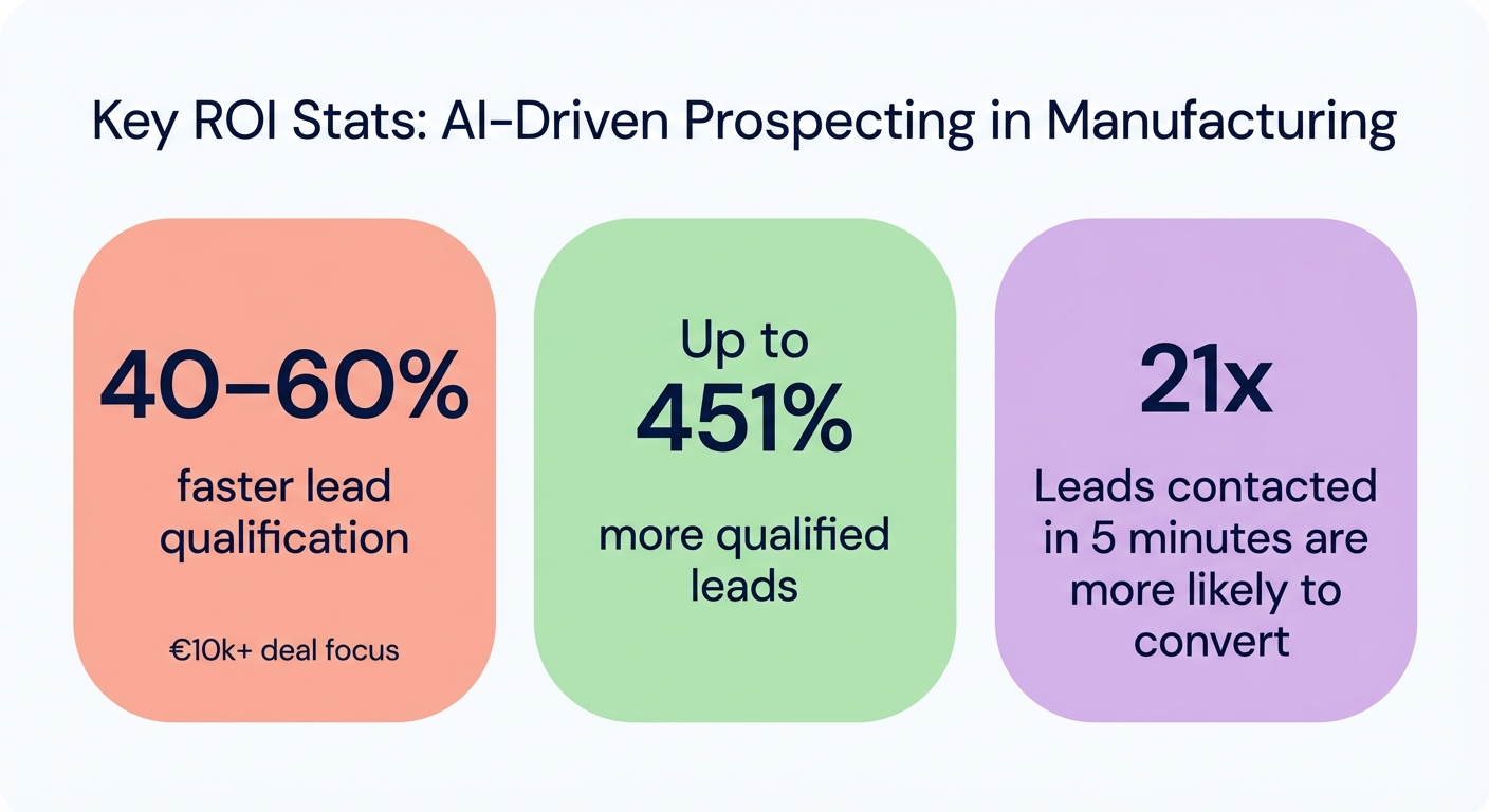 AI prospecting ROI stats