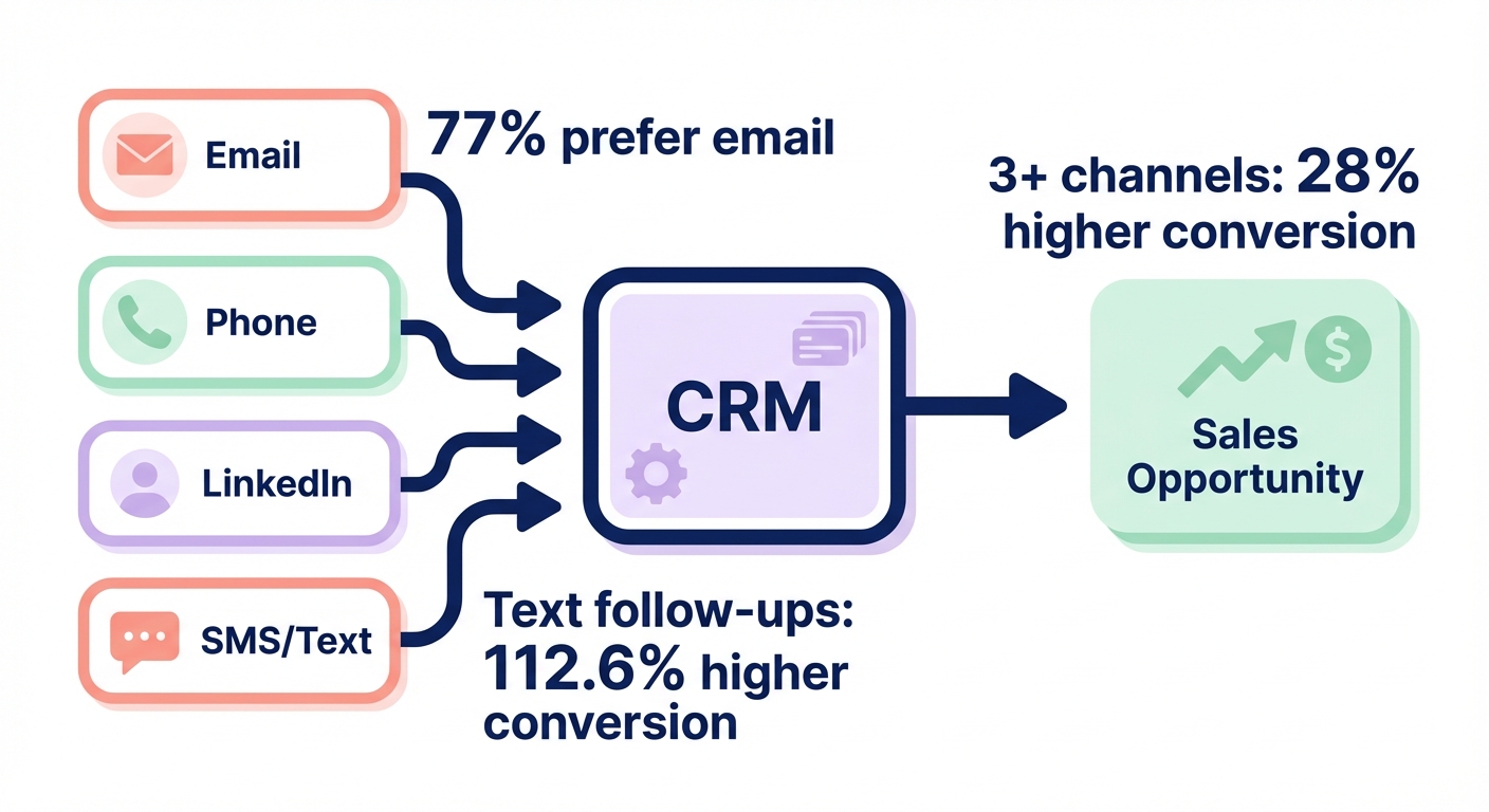 multi-channel CRM workflow