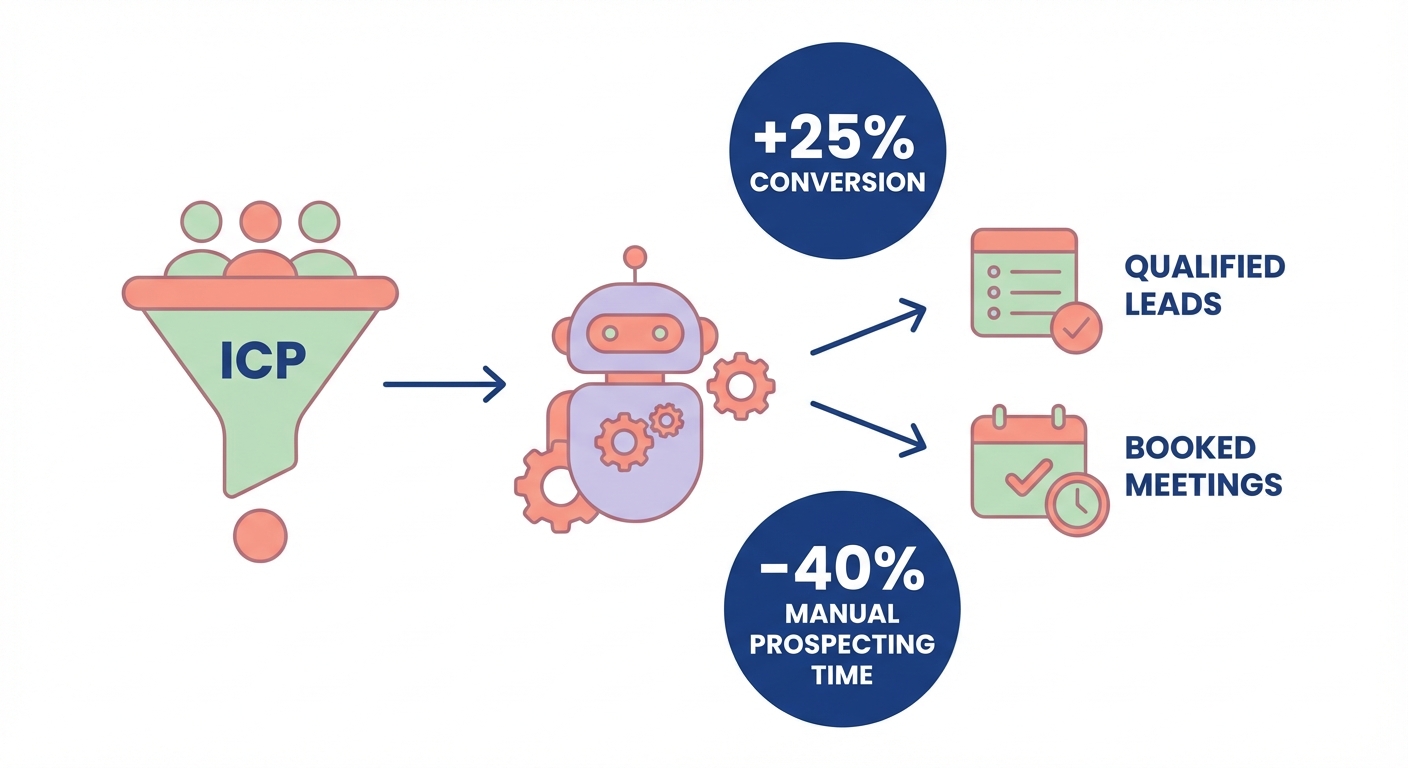 Automated outreach results