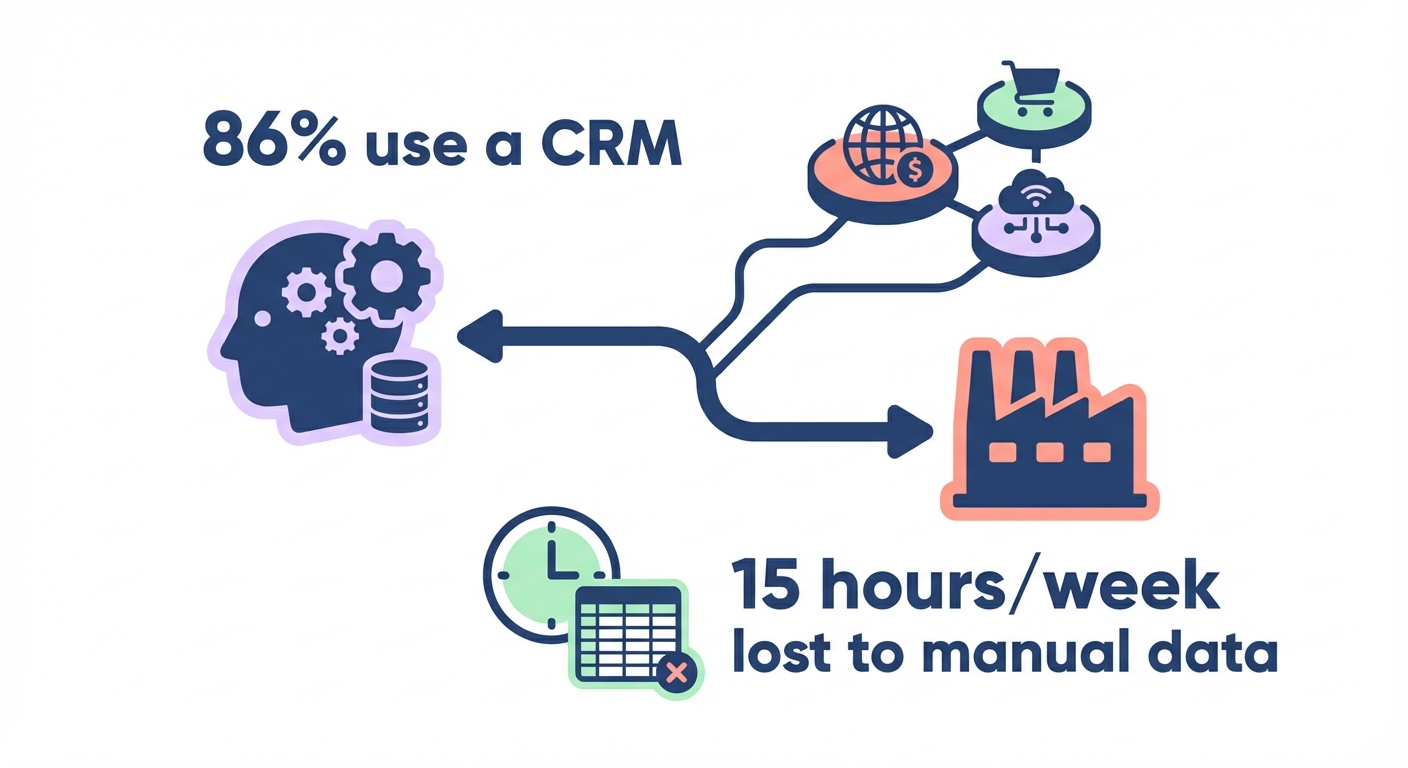 CRM integration time savings
