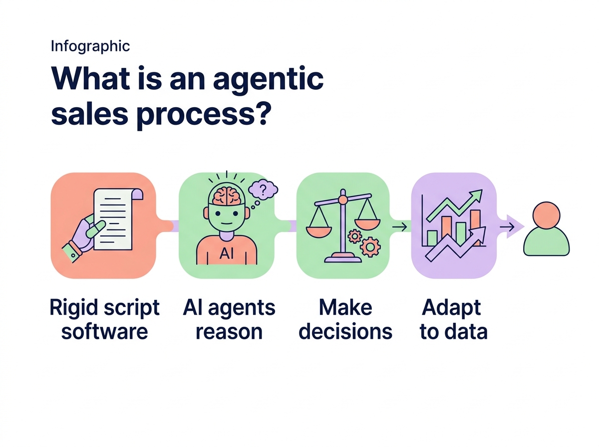 Agentic sales process diagram