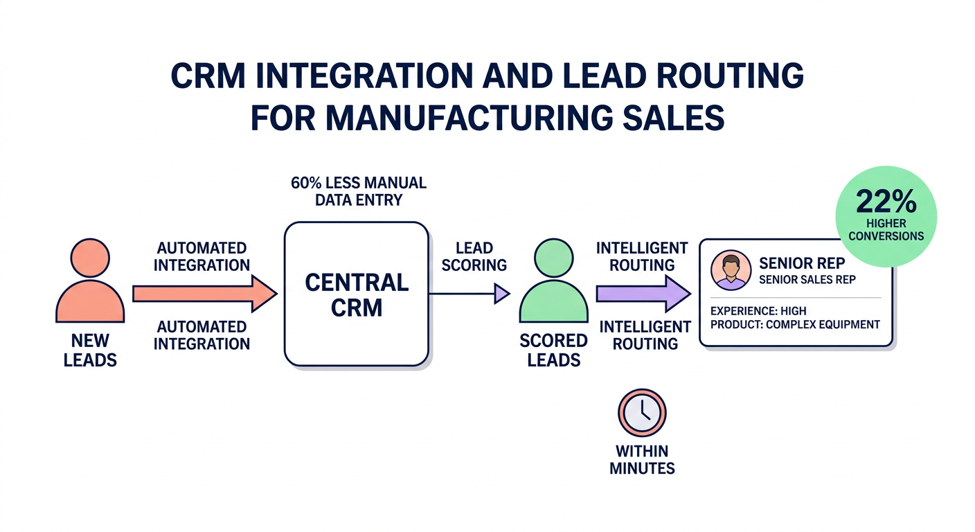CRM routing workflow