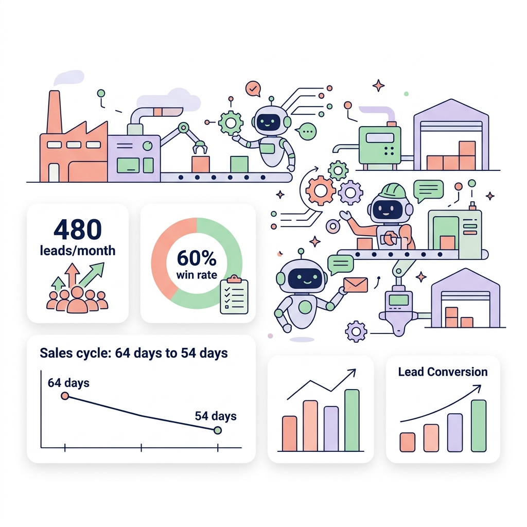 AI sales results dashboard