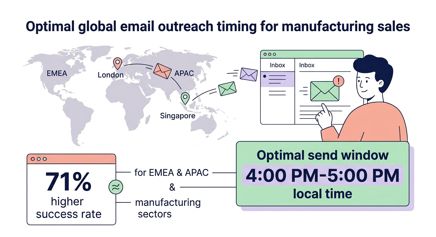 optimal outreach timing