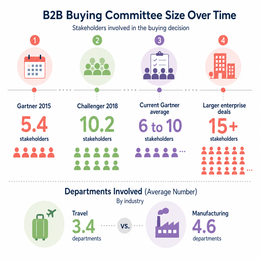 Buying committee growth chart