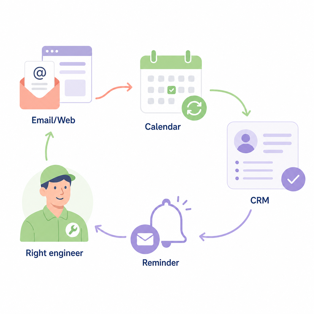 Unified booking workflow