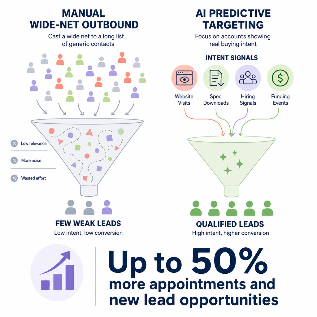 Predictive targeting funnel