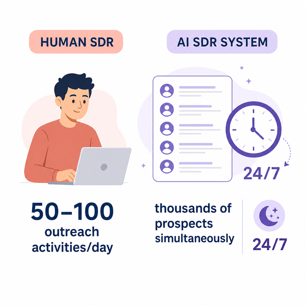 Human vs AI output