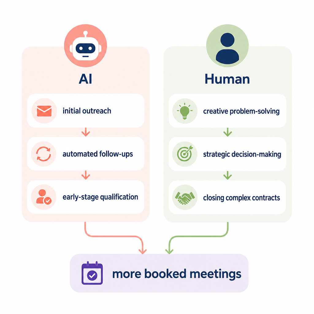 Hybrid sales model diagram
