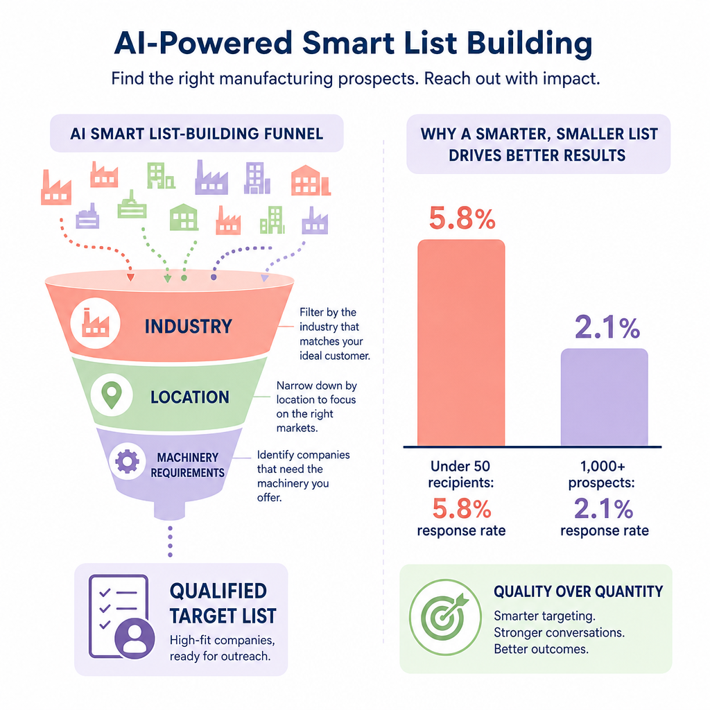 AI targeting response chart