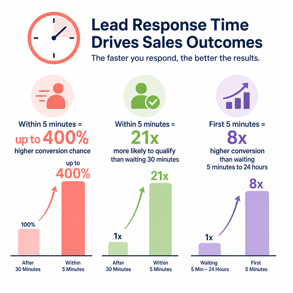 Lead response time chart