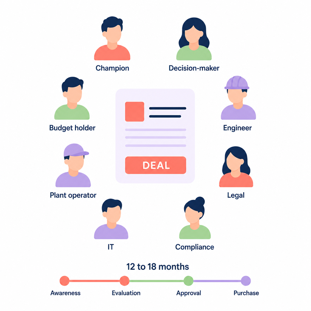 Buying committee diagram