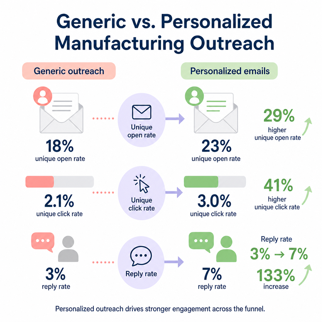 Personalization results chart
