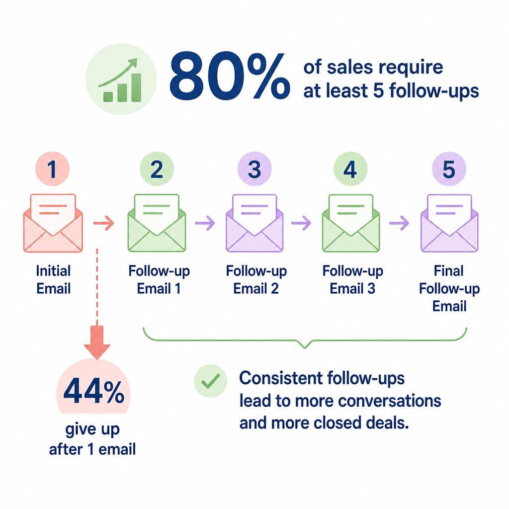 Follow-up sequence stats