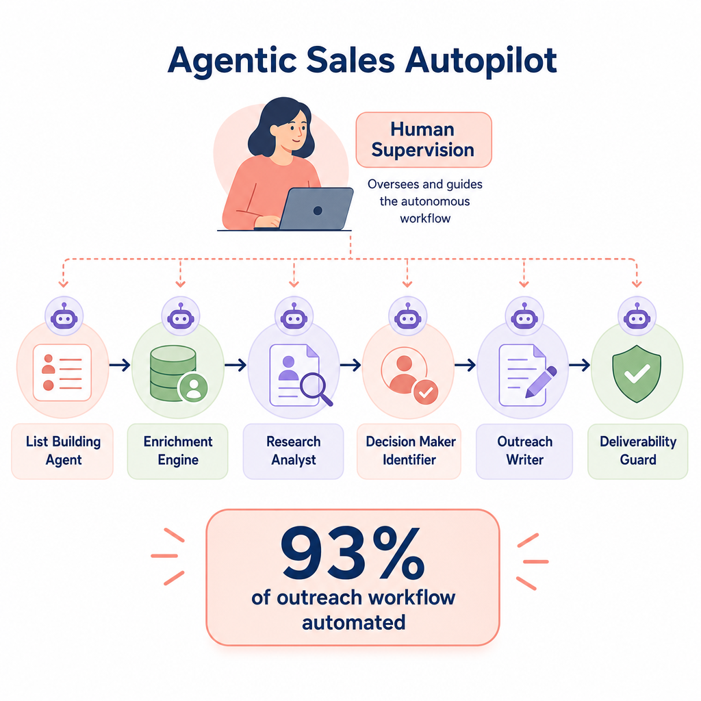 Six AI agents