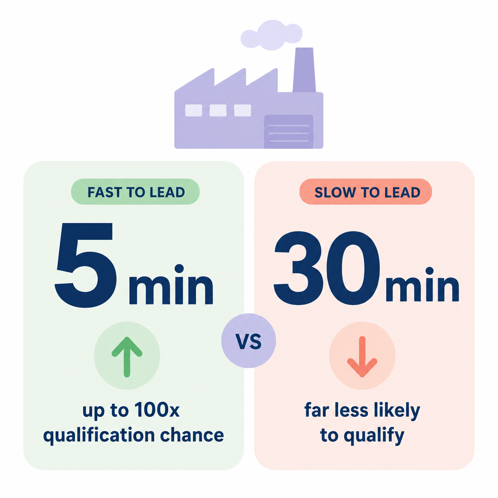 Speed to lead chart