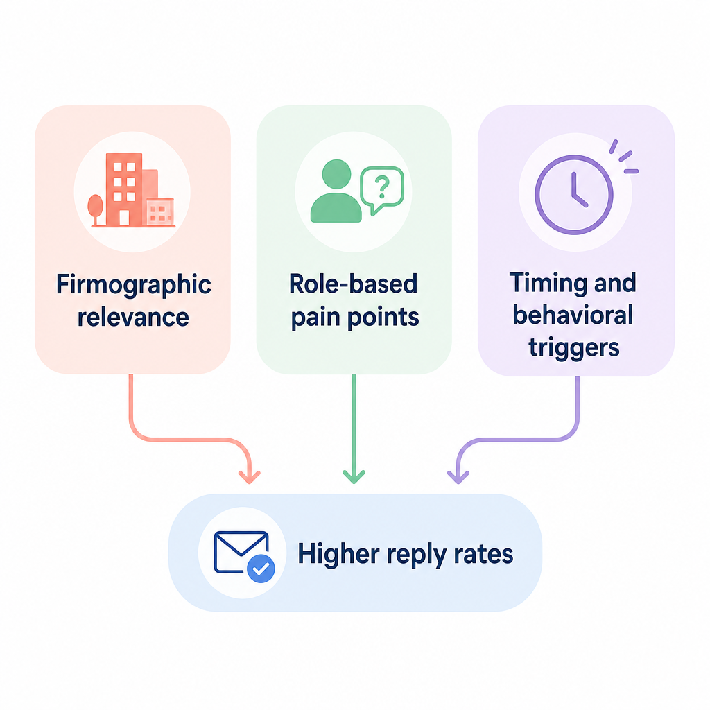 Three-layer framework diagram